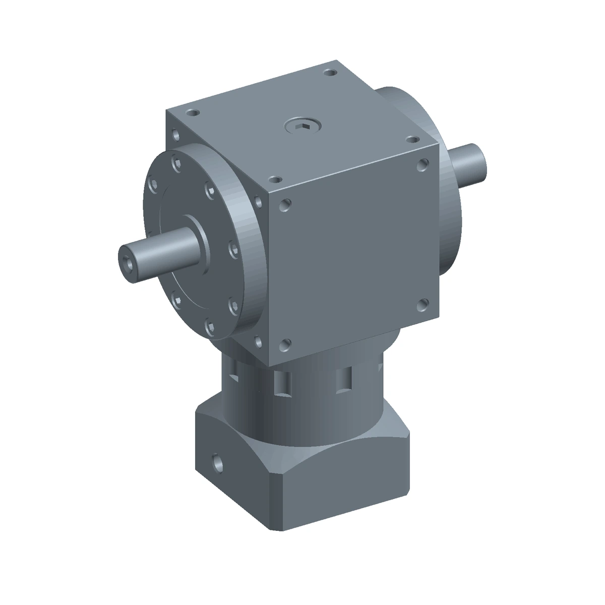 AT120-FL Dual-Shaft Output Right-Angle Gearbox — фотография продукции