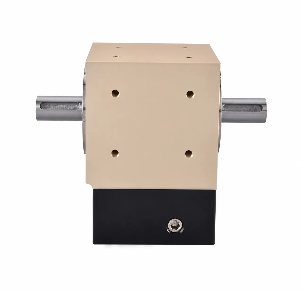 ANDANTEX PVFH right-angle gearbox with coupling-bore input and double-shaft output, representative series image